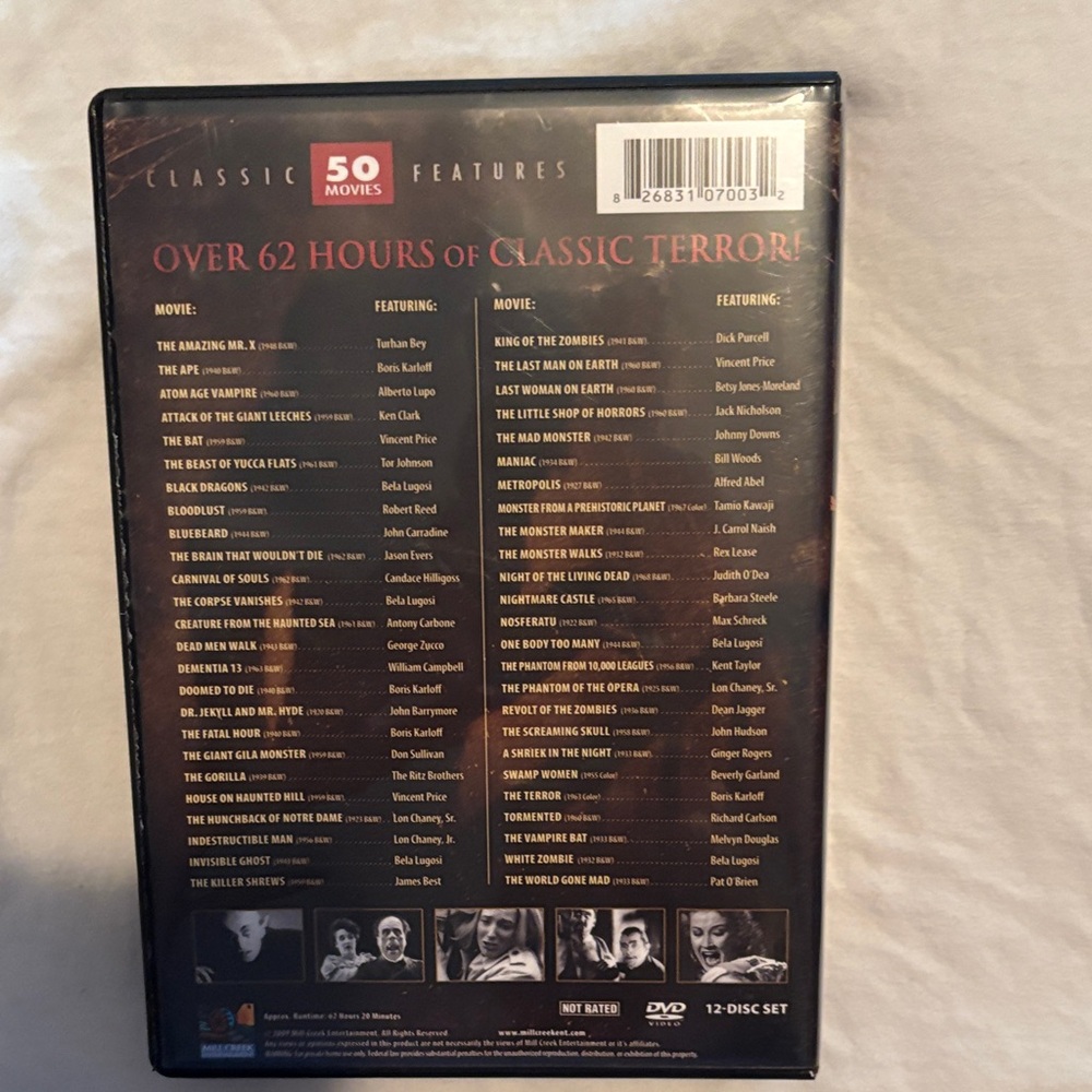 Horror Classics DVD Collection - Picture 2 of 2